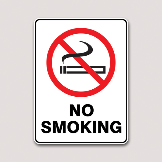 NO SMOKING STICKER