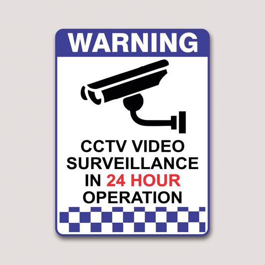 CCTV VIDEO SURVEILLANCE STICKER