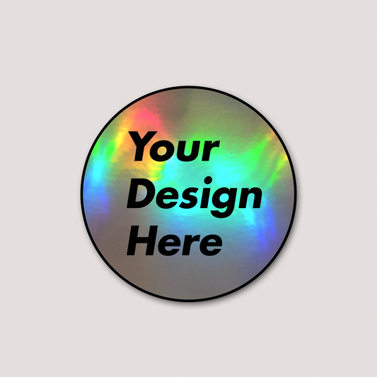 HOLOGRAPHIC CIRCLE STICKERS