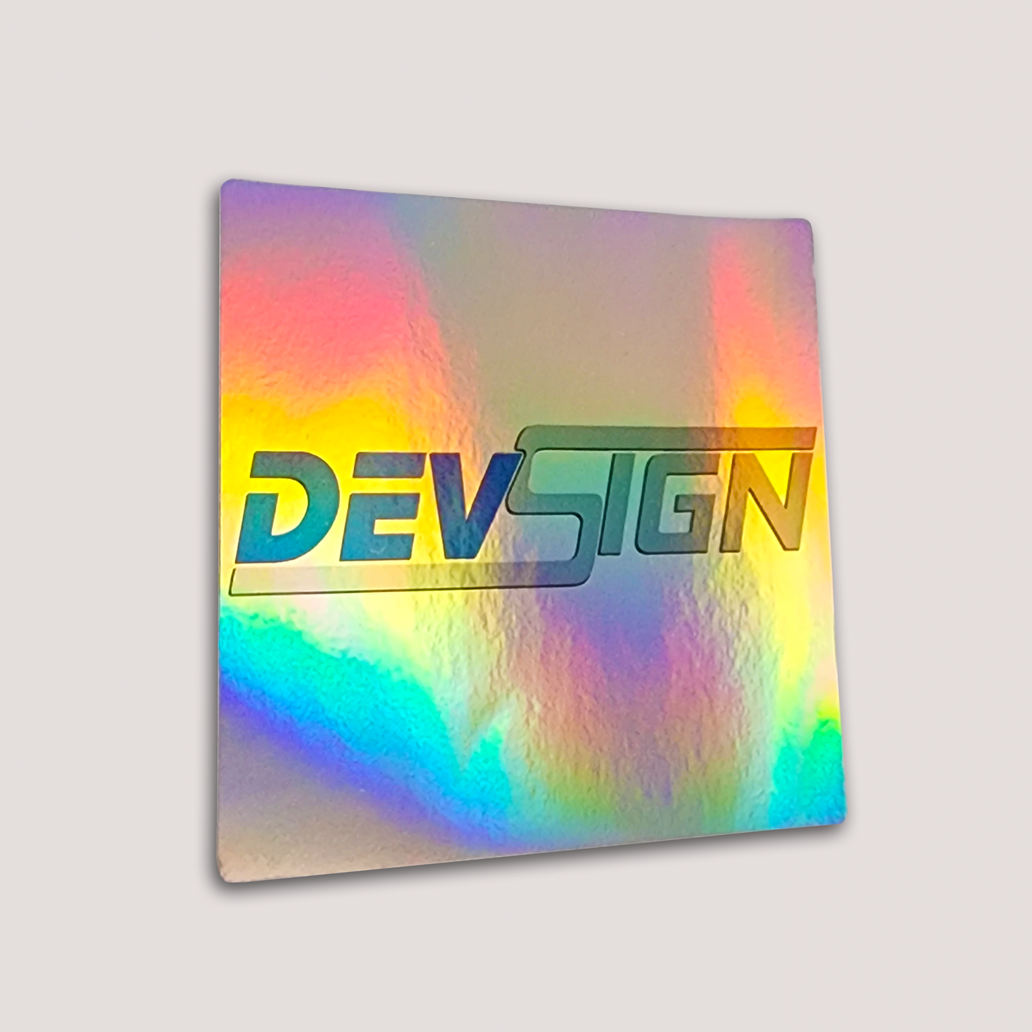 HOLOGRAPHIC SQUARE STICKERS